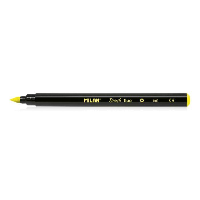 Box 6 Brush Tip FibrePens Fluo Colors
