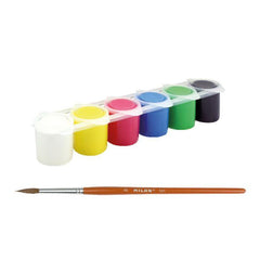 Box 6 Jars 25 ml Poster Paint Assorted Colors