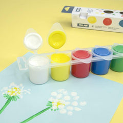 Box 6 Pots Basic Colors 25 ml Finger Paint