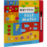Wipe-Clean: First Maths | Reusable Early Maths Activity Book for Children