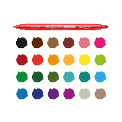 CARIOCA BIRELLO BOX FELT TIP PENS 24 PIECES