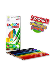 CARIOCA Tita Erasable 12pcs Colored Pencils