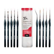 Mont Marte Fine Detail Brush Set Signature 10pc BMHS0049