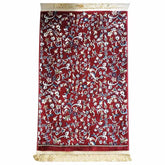 Kids Al Rawdah Plain Premium Prayer Mat Red سجادة صلاة الروضة فاخرة للاطفال احمر