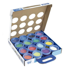 Kit 16 Cans 30 g Soft Dough Assorted Colors (incl. Neon And Glitter)