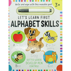 Let's Learn First: Alphabet Skills Wipe Clean