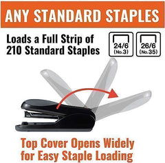 MAX STAPLER 26/6 FLAT CLINCH (25 Sheets) (50X1) MXHD50 F BLUE