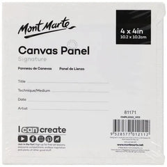 MM Canvas Panels Pack 5 10.2x10.2cm - 25125401