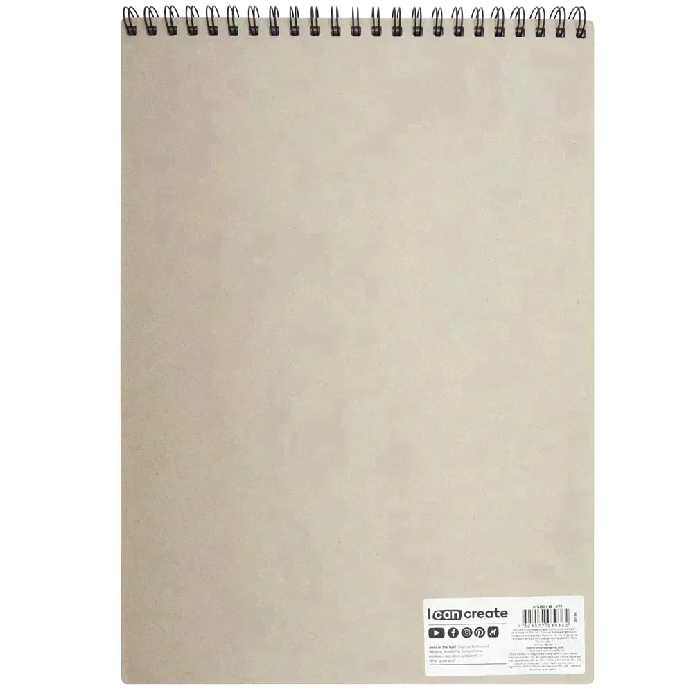 Mont Marte Discovery Sketch Book Spiral Bound A3 150gsm 30 Sheet - MSB0118