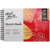 Mont Marte Discovery Sketch Book Spiral Bound A5 150gsm 30 Sheet - MSB0120