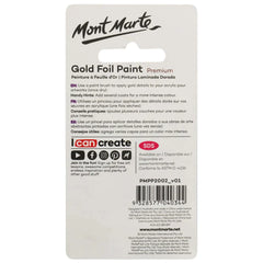 Mont Marte Foil Paint 20ml Bottle - Gold - PMPP2002