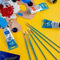 Mont Marte Gallery Series Paint Brush Set - Oil 6pc