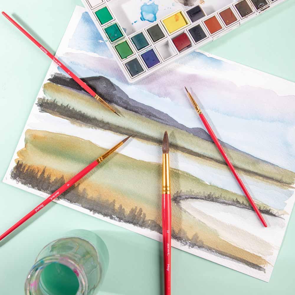 Mont Marte Gallery Series Paint Brush Set - Watercolour 4pc - BMHS0028