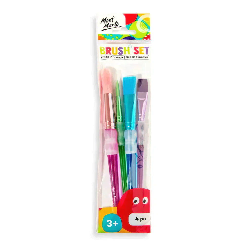 Mont Marte Kids - Brush Set 4pc - MMKC0221