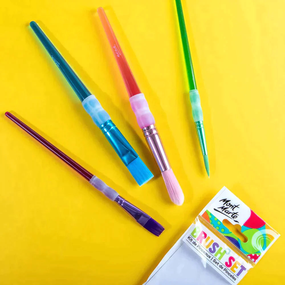 Mont Marte Kids - Brush Set 4pc - MMKC0221