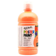 Mont Marte Kids - Fluoro Poster Paint 500ml MPST2002 - Fluoro Orange