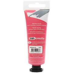 Mont Marte Metallic Acrylic Paint 50ml - Magenta