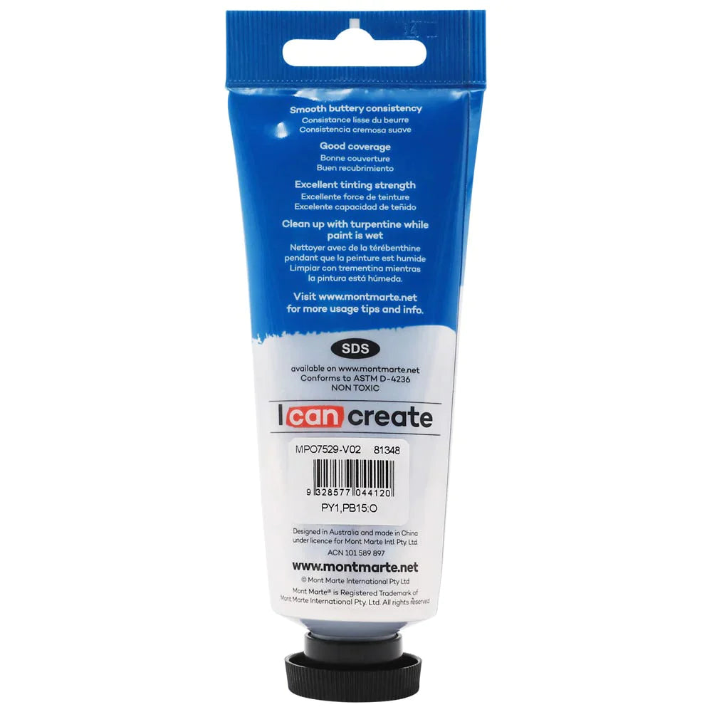 Mont Marte Oil Paint 75ml Tube - Sap Green MPO7529