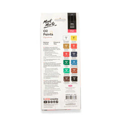 Mont Marte Paint Set - Oil Paint 12pc x 12ml - PMHS0025