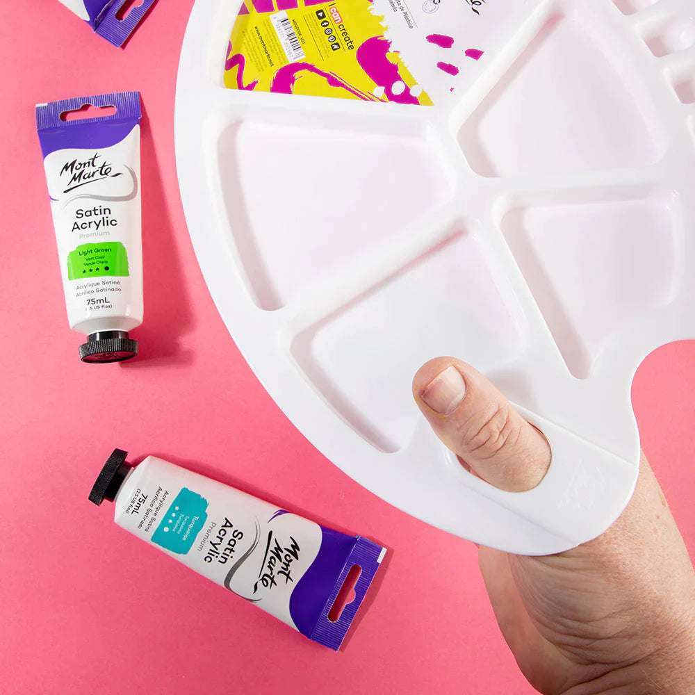 Mont Marte Palette - Oval Plastic MCG0008