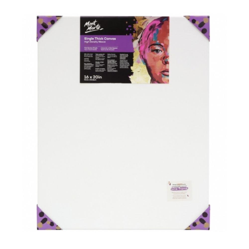 Mont Marte Premium Series Canvas Single Thick 16" x 20" - 40.6 x 50.8cm - 25125107