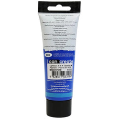 Mont Marte Signature Acrylic Paint 75ml Tube - Deep Cyan Blue - MSCH7518