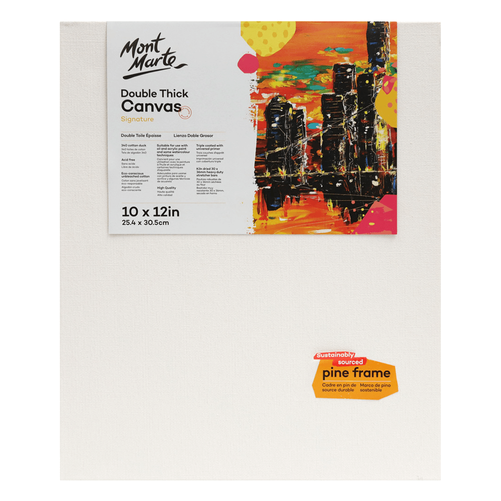 Mont Marte Signature Canvas Double Thick 10" x 12" - 25.4 x 30.5cm - 25125303