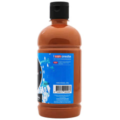 Mont Marte Studio Acrylic 500ml bottle - Burnt Sienna MSCH5015