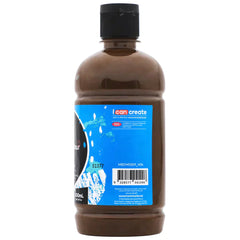 Mont Marte Studio Acrylic 500ml bottle - Burnt Umber MSCH5009