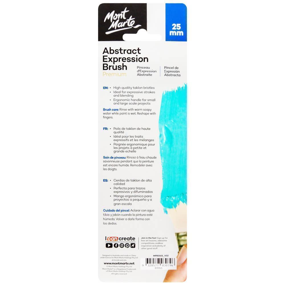 Mont Marte Taklon Abstract Expression Brush - 25mm - MPB0101