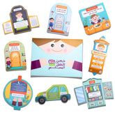 مجموعة حصن الطفل المسلم – رفيق طفلك اليومي لتعلّم الأذكار وحفظها | بطاقات الأذكار اليومية للأطفال