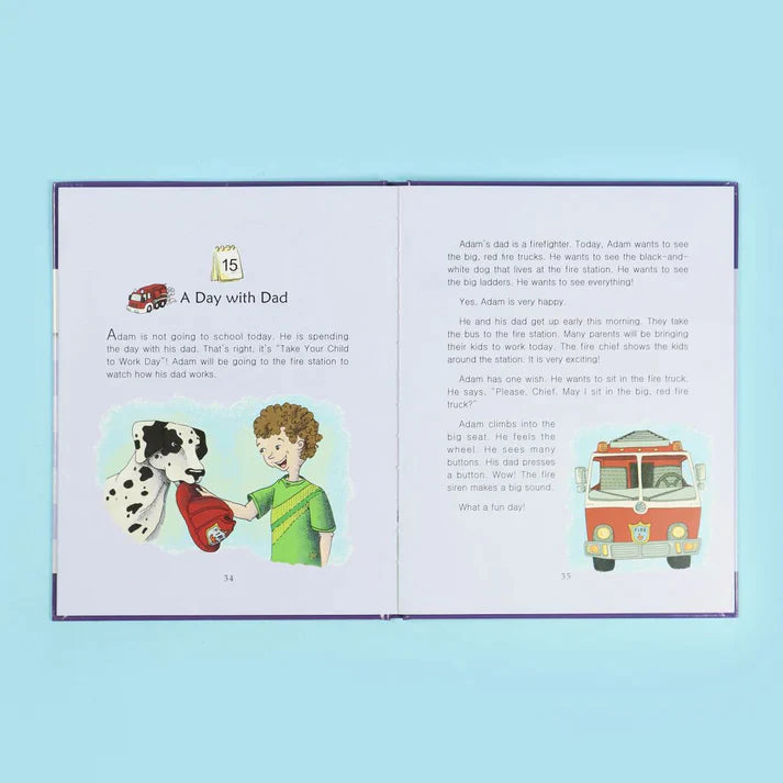 One story a day (12 Books + 12 CDs)