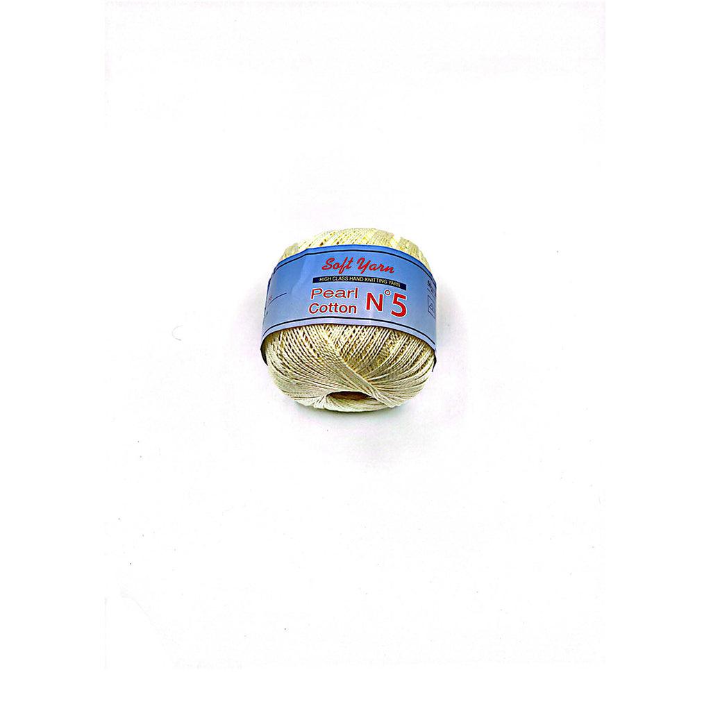 PEARL COTTON Yarn 100% Cotton 50g 230 yards - N 5 (1 piece)