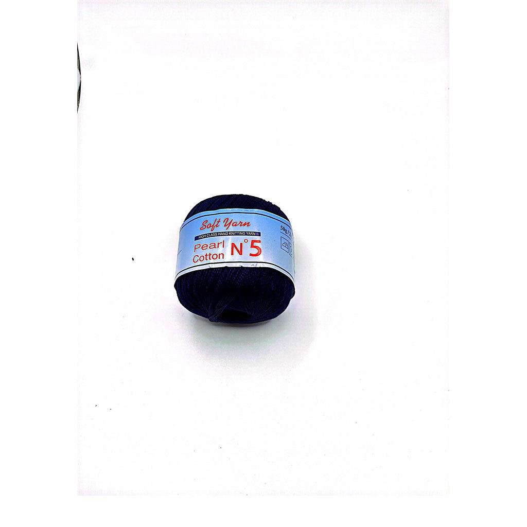 PEARL COTTON Yarn 100% Cotton 50g 230 yards - N 5 (1 piece)