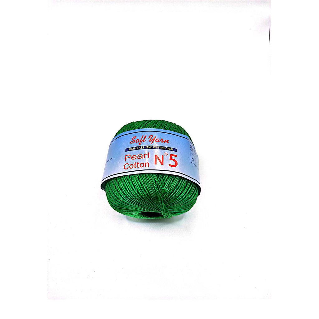 PEARL COTTON Yarn 100% Cotton 50g 230 yards - N 5 (1 piece)