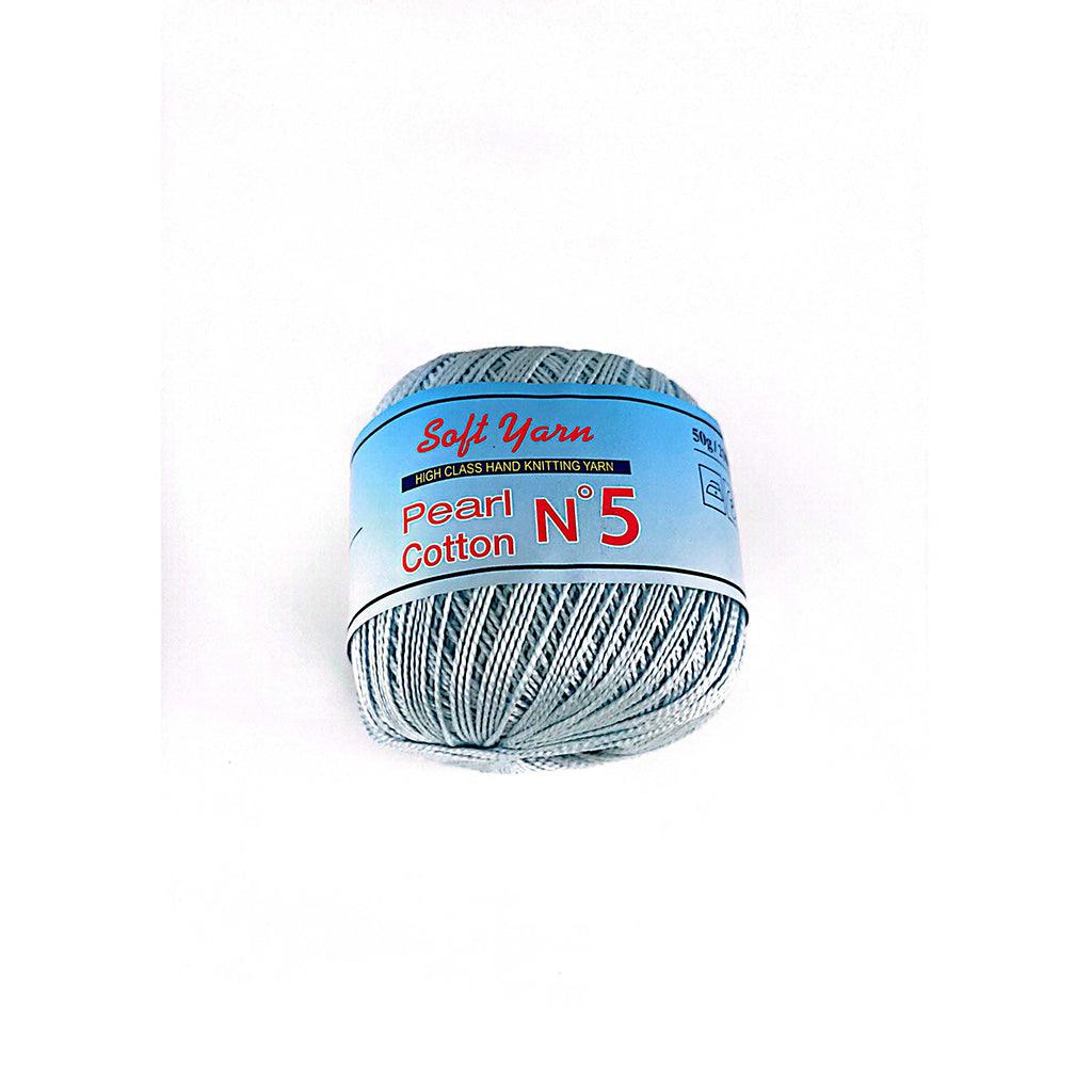PEARL COTTON Yarn 100% Cotton 50g 230 yards - N 5 (1 piece)