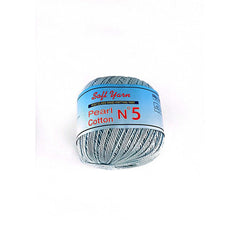 PEARL COTTON Yarn 100% Cotton 50g 230 yards - N 5 (1 piece)