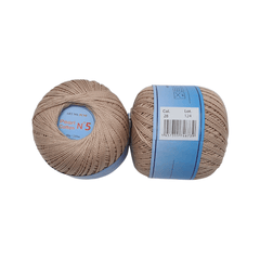 PEARL COTTON Yarn 100% Cotton 50g 230 yards - N 5 (1 piece)