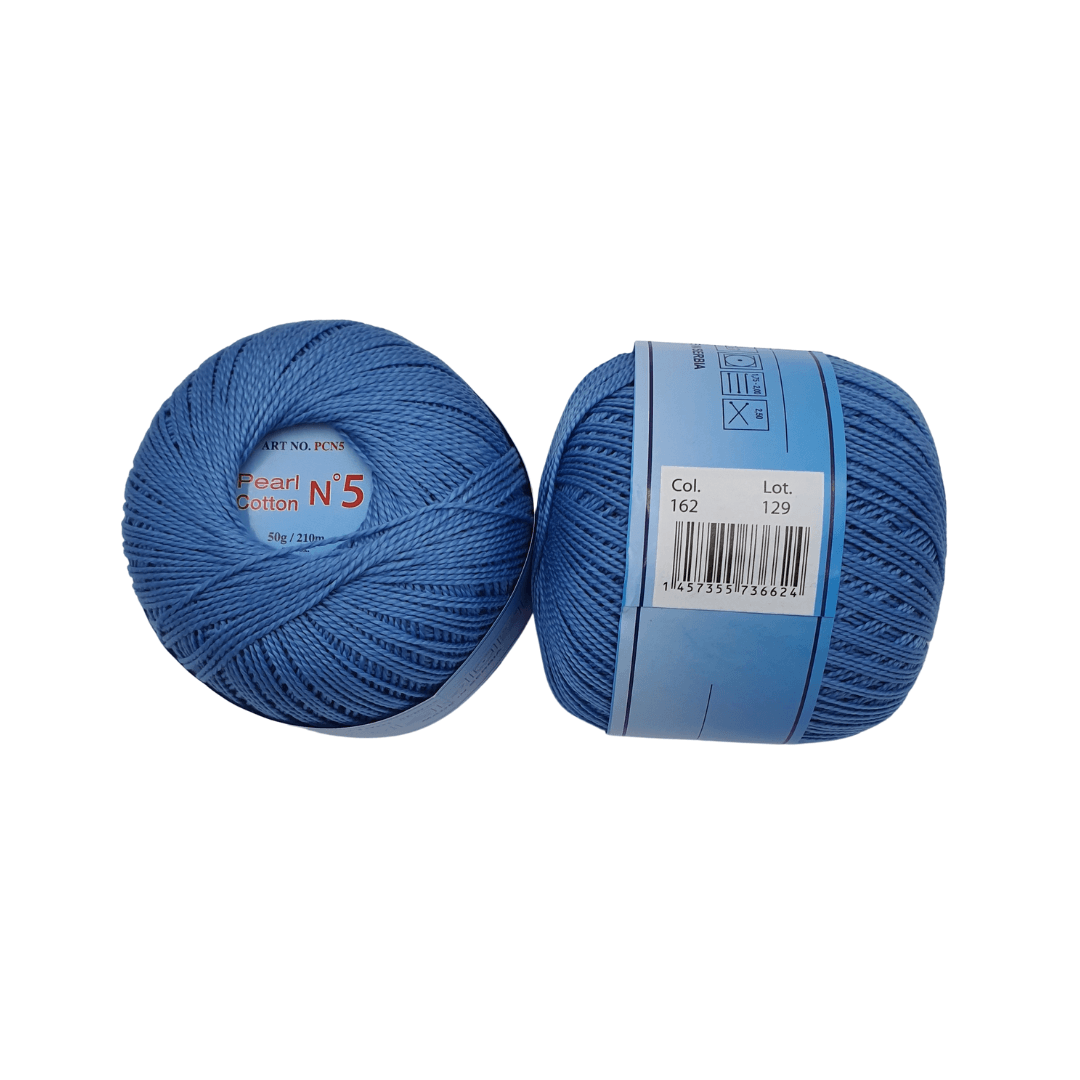 PEARL COTTON Yarn 100% Cotton 50g 230 yards - N 5 (1 piece)