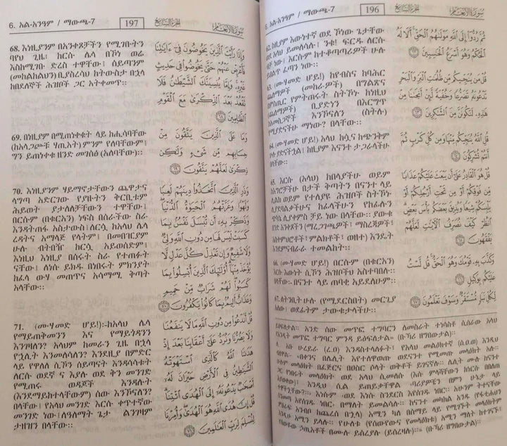 Noble Quran in Amharic Ethiopia تفسير معاني القران الكريم باللغة الامهرية Dar Al salam