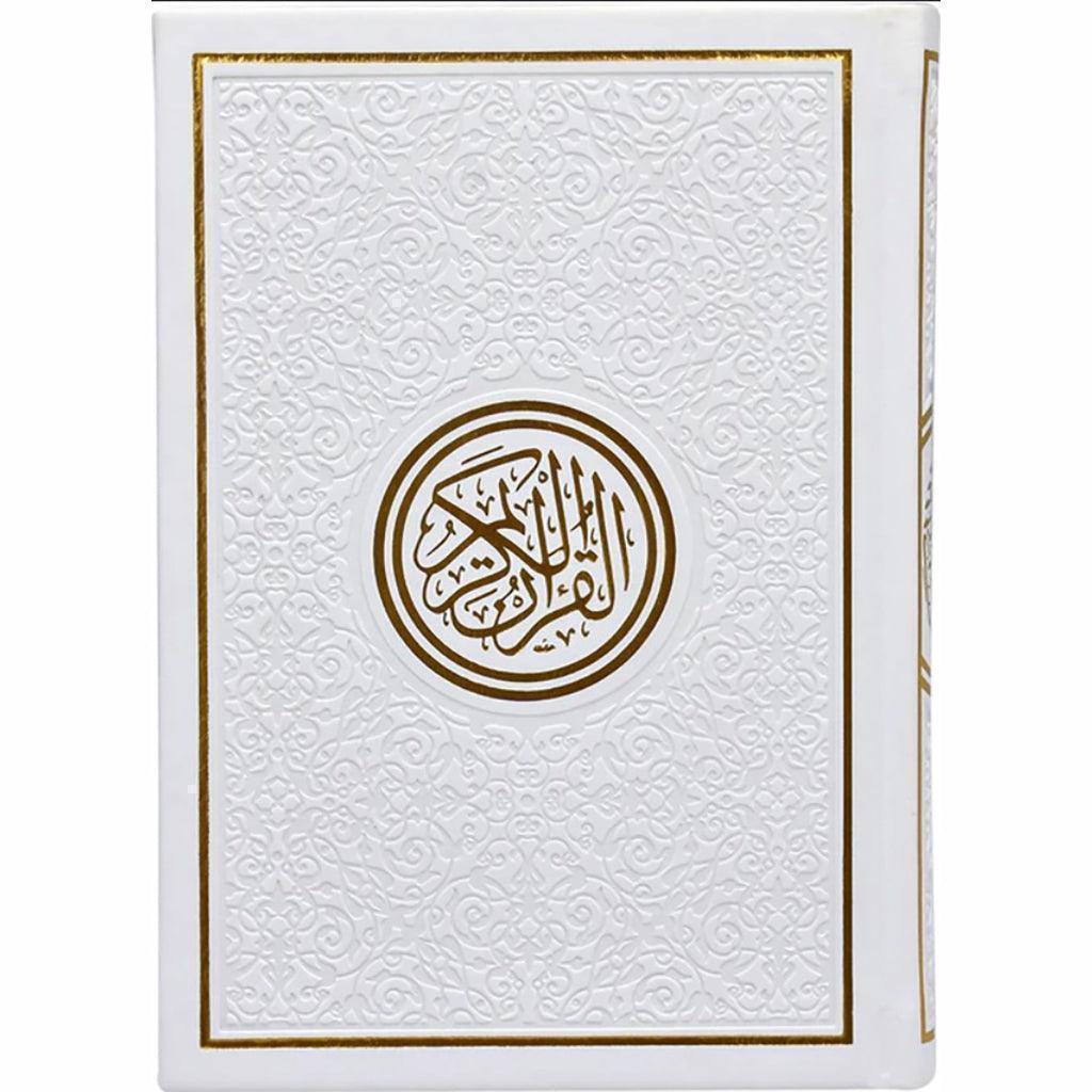 Rainbow Colored Quran size 14x20 Cm مصحف ملون الاطراف كل جزء لون