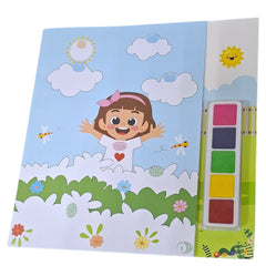 Fingerprint Coloring Book – Garden | Finger Painting Fun for Kids | Includes Colors | Spark Creativity & Imagination | Perfect Gift