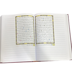 مصحف التدوين للطلاب مع التقسيم الموضوعي 17×24 سم