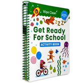 Wipe Clean Get Ready for School Activity Book | Reusable Preschool Learning & Practice Book