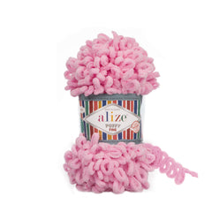 ALIZE - PUFFY FINE Yarn 100% MICRO POLYESTER 100 grams Book Fanar