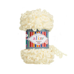 ALIZE - PUFFY FINE Yarn 100% MICRO POLYESTER 100 grams Book Fanar