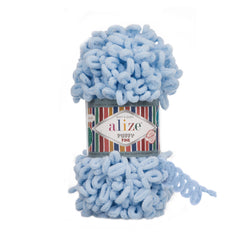 ALIZE - PUFFY FINE Yarn 100% MICRO POLYESTER 100 grams Book Fanar
