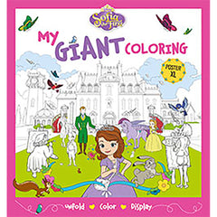 Sofia the First - My Giant Coloring - Hachette Antoine