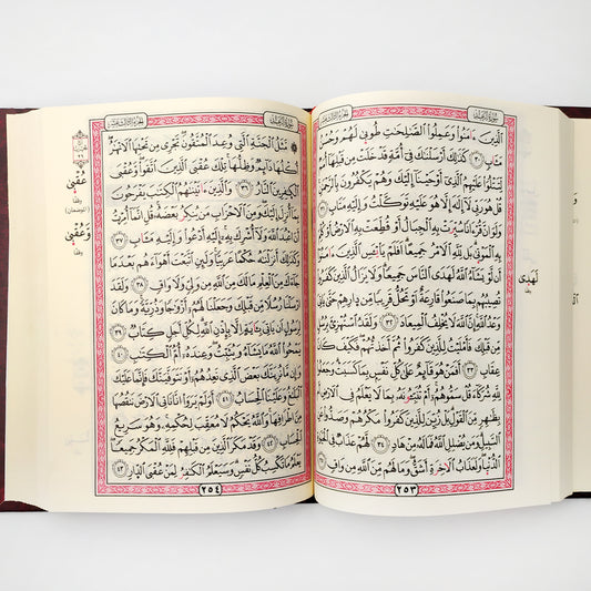 The Holy Qur’an narrated by Warsh on the authority of Nafi’ via Al-Azraq, 14 x 20 cm 