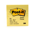 3M 654 POST-IT NOTES 3 X 3